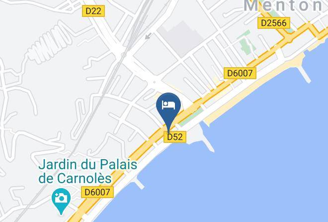 Maritime Alps - Hotel Princess Et Richmond Menton Maps