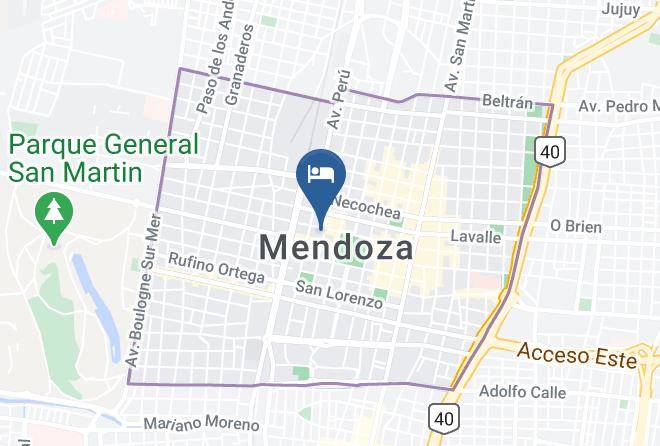 Mendoza - Hotel Princess Gold Maps