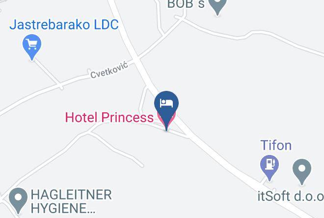 Jastrebarsko - Hotel Princess Maps