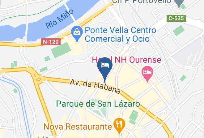 Ourense - Hotel Princess Ourense Maps