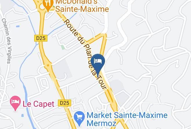 Var - Hotel Princesse D'azur Maps