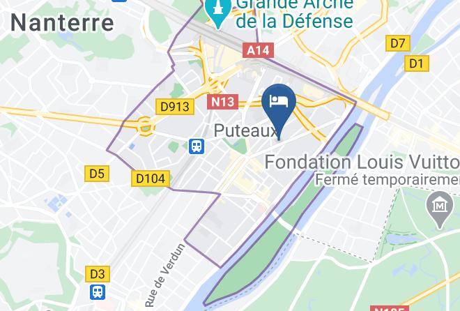 Hauts De Seine - Hotel Princesse Isabelle Maps
