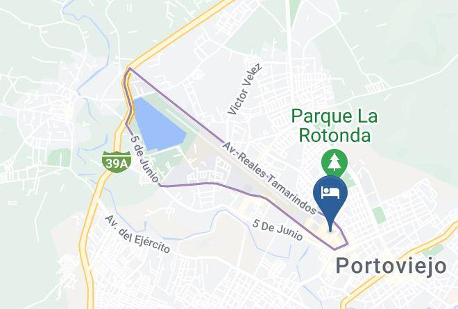 Portoviejo - Hotel Principado Maps