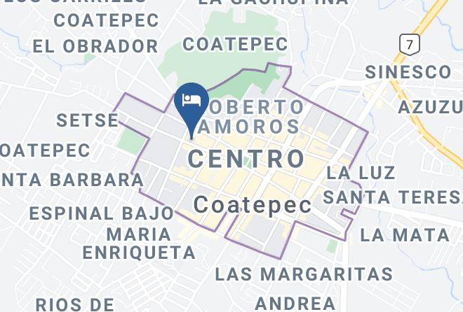 Coatepec - Hotel Principal Maps