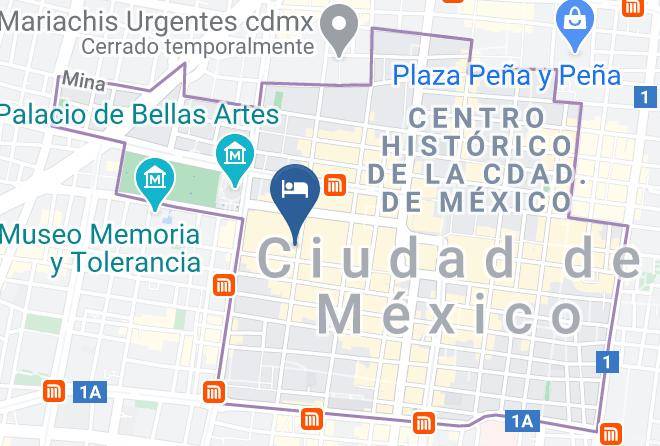Cuauhtemoc - Hotel Principal Maps