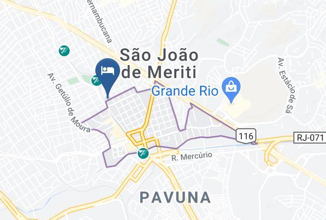Sao Joao De Meriti - Hotel Principal Maps
