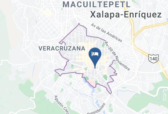Xalapa - Hotel Principal Maps