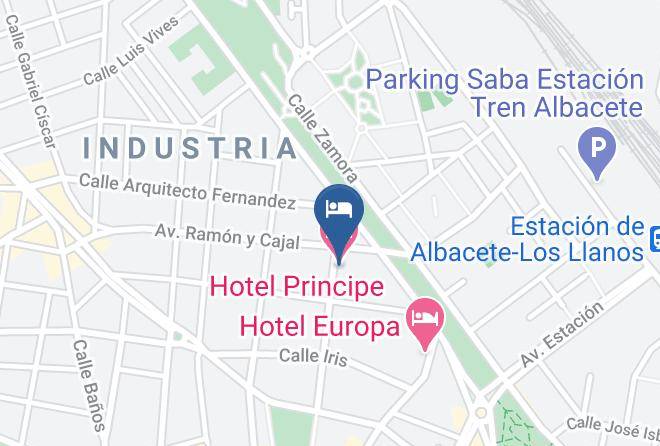 Albacete - Hotel Principe Maps