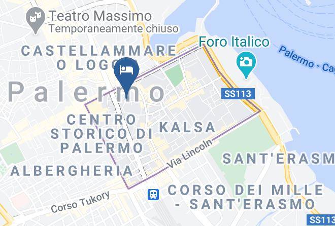 Palermo - Hotel Principe Di Lampedusa Maps