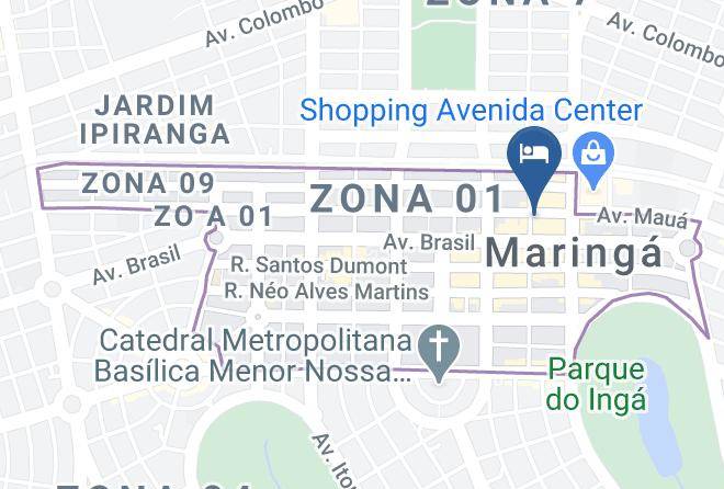 Maringa - Hotel Principe Hotel Maps