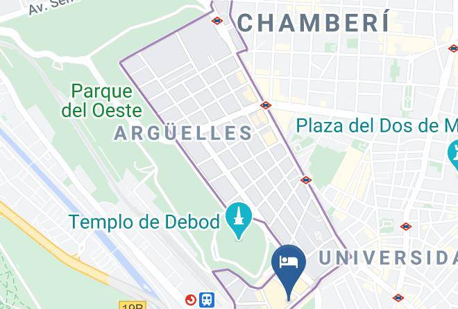 Madrid - Hotel Principe Pio Maps