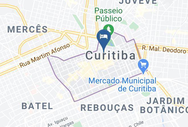 Curitiba - Hotel Principe Regente Maps