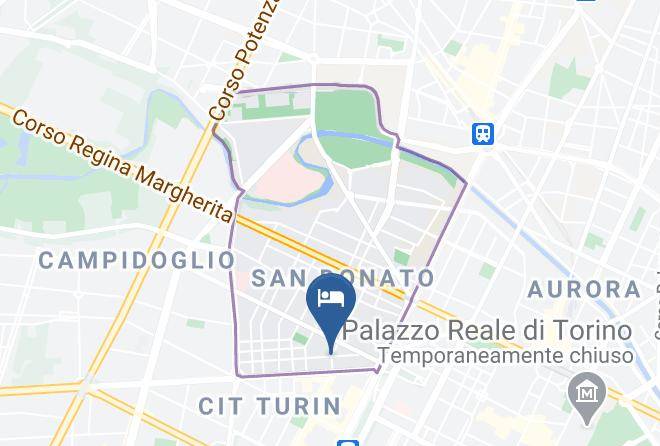 Turin - Hotel Principi D'acaja Maps