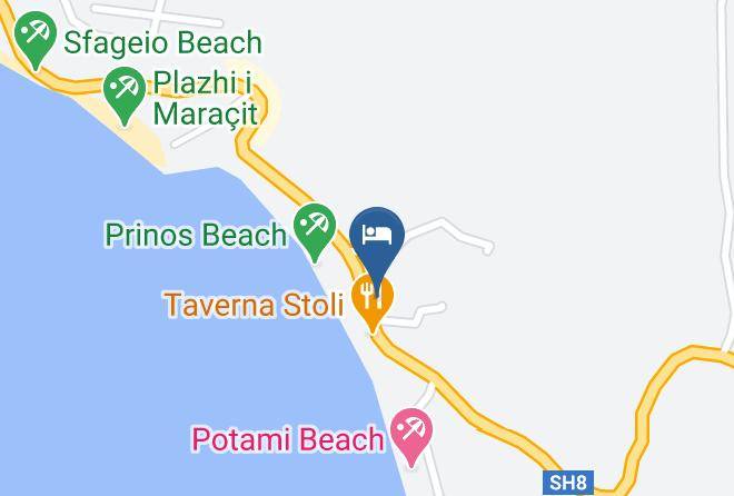 Himara - Hotel Prinos Maps