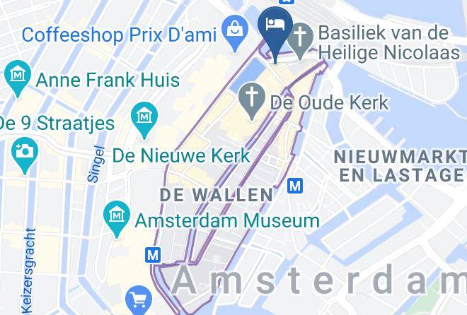 Amsterdam - Hotel Prins Hendrik Maps