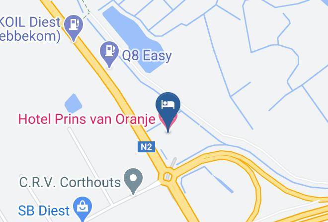 Flemish Brabant - Hotel Prins Van Oranje Maps