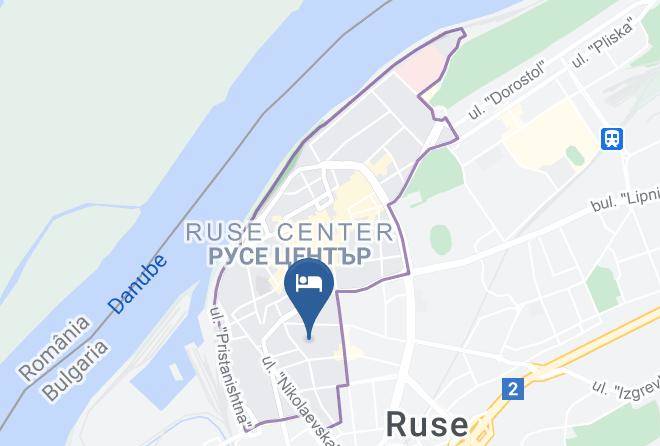 Ruse Tsentar - Hotel Prinsess Maps