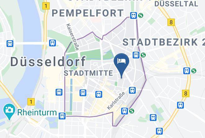 Dusseldorf - Hotel Prinz Anton Maps