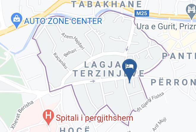 Prizren - Hotel Prior Maps