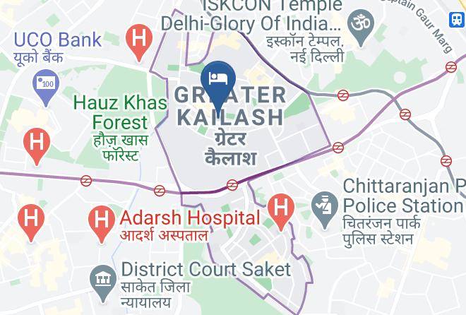 Hotel Private Affair Hotel In Greater Kailash I Map