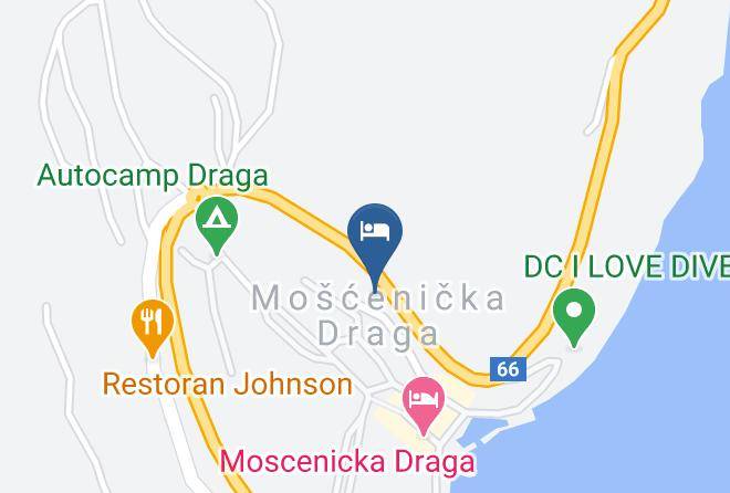 Moscenicka Draga - Hotel Privileggio Maps