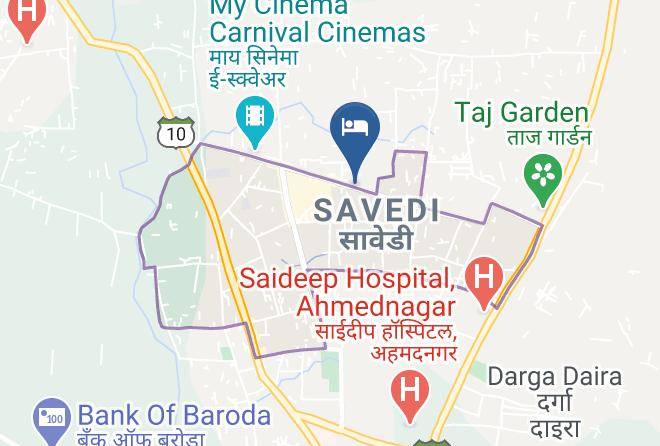 Ahmadnagar - Hotel Priyadarshan Maps