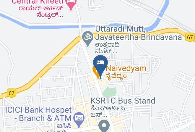 Hospet - Hotel Priyadarshini Classic Maps