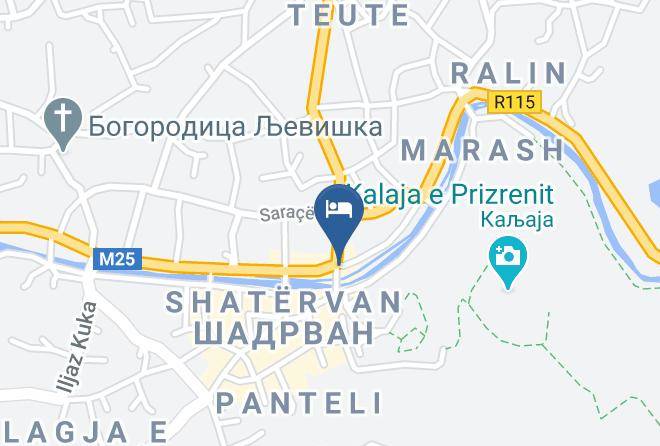 Prizren - Hotel Prizreni Maps