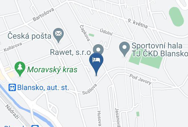 Blansko - Hotel Probe Maps