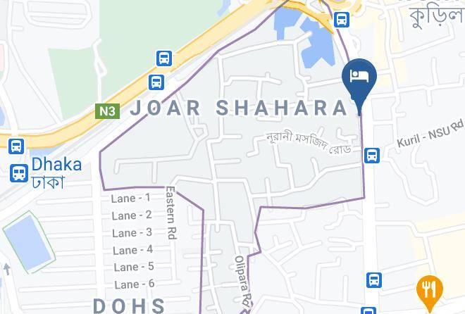 Dhaka - Hotel Progati Inn Maps