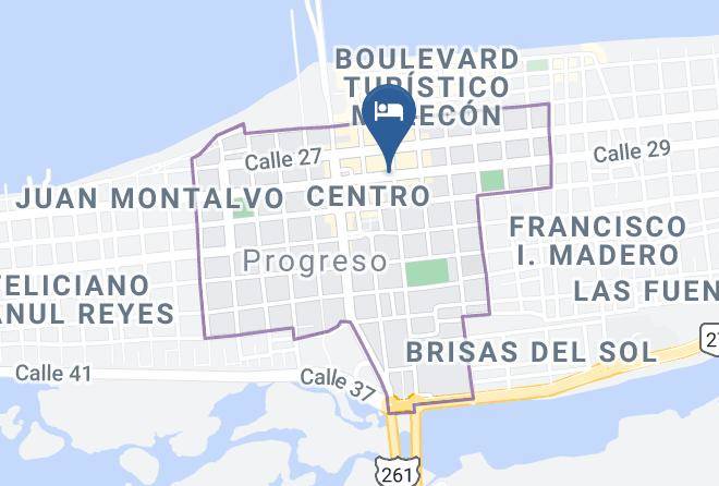 Progreso - Hotel Progreso Maps