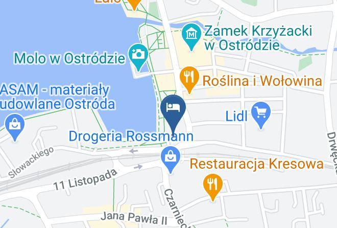Ostrodzki - Hotel Promenada Maps