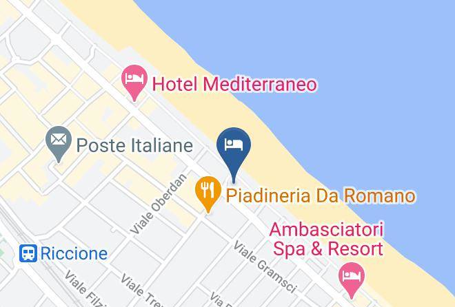 Rimini - Hotel Promenade Residence & Wellness Riccione Maps