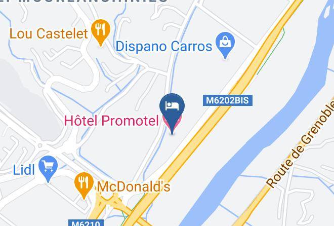 Maritime Alps - Hotel Promotel Maps