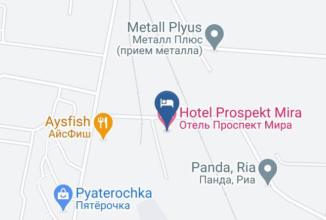 Reutov - Hotel Prospekt Mira Maps