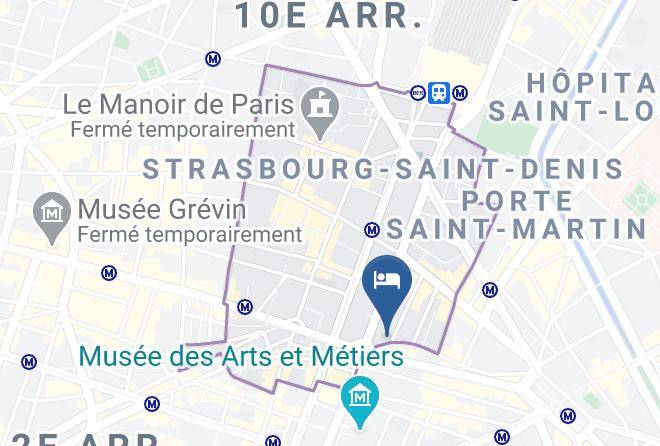 Hotel Providence Paris Map