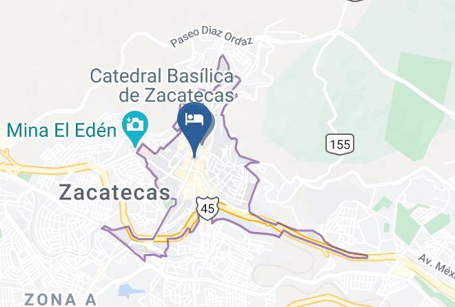Zacatecas Zacatecas Centro - Hotel Providencia Maps