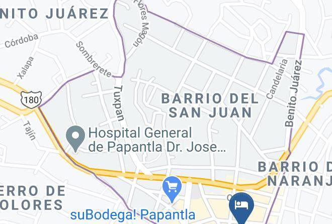 Papantla - Hotel Provincia Expres Maps