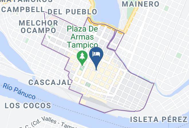 Tampico - Hotel Provincia Express Tampico Maps