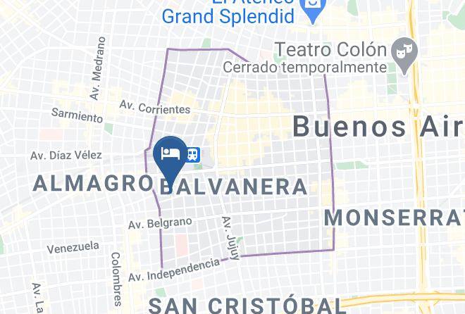 Balvanera - Hotel Provincial Del Once Maps