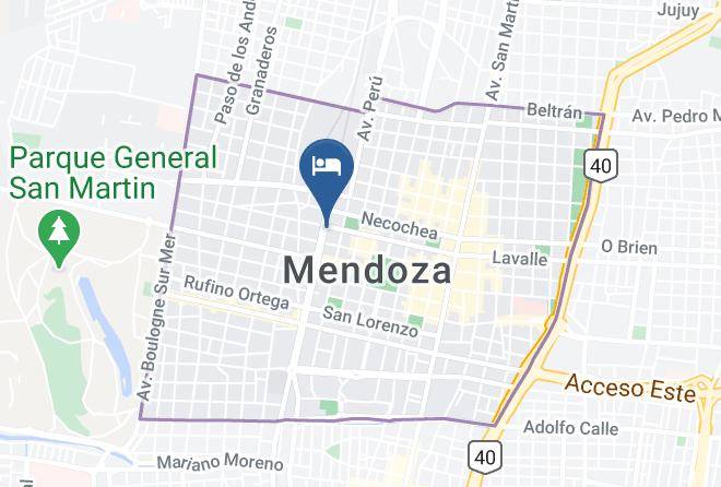 Mendoza - Hotel Provincial Maps