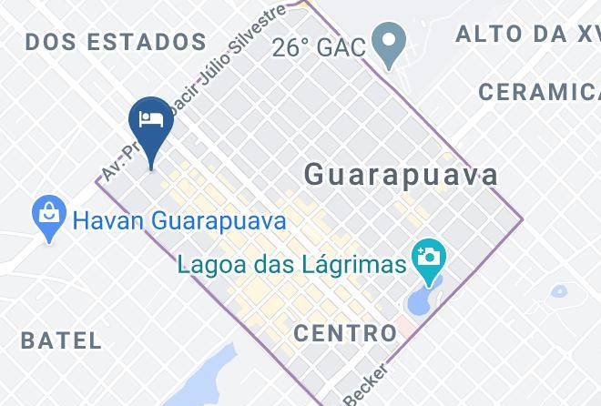 Guarapuava - Hotel Puava Maps