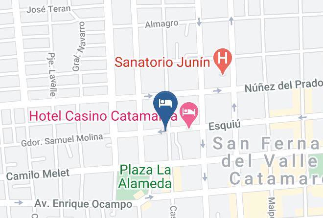 Catamarca City - Hotel Pucara Srl Maps
