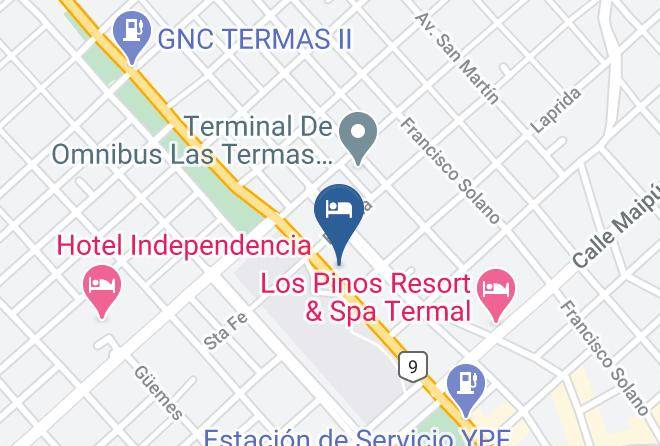 Rio Hondo - Hotel Pucara Maps