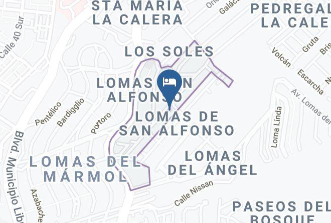 Puebla Lomas San Alfonso - Hotel Puebla Inn Express Maps