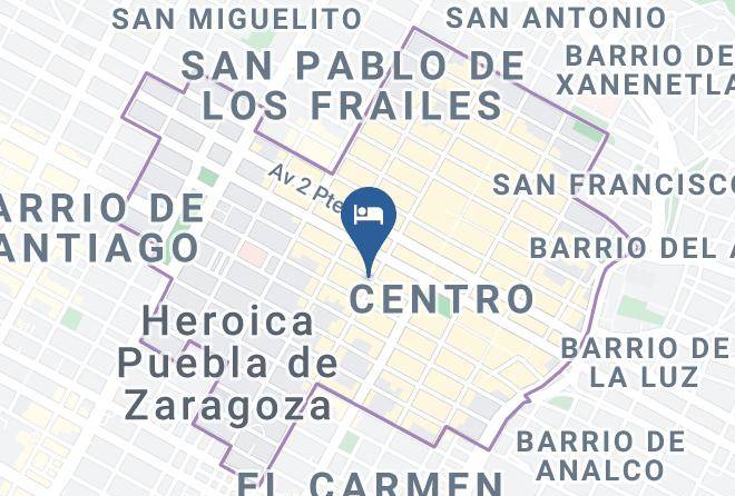 Heroica Puebla De Zaragoza Puebla - Hotel Posada De Los Angeles Maps