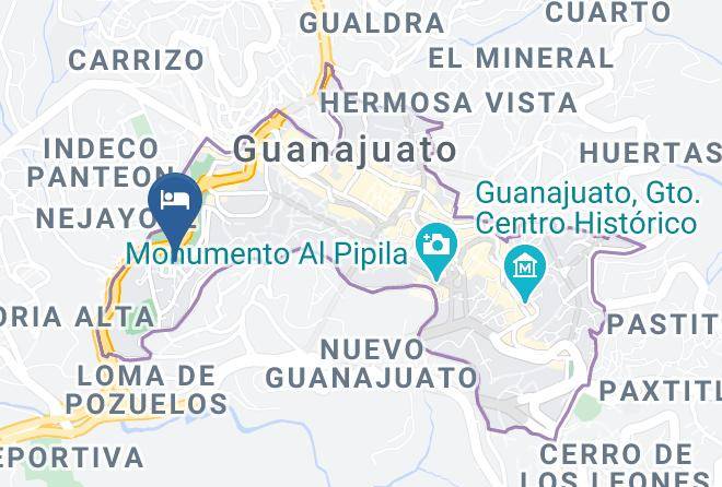 Guanajuato City Centre - Hotel Pueblos Magicos Maps