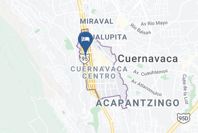 Cuernavaca - Hotel Puente 2000 Maps