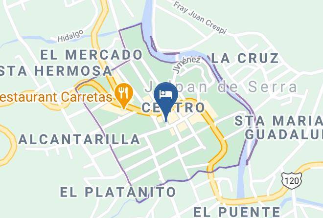 Jalpan De Serra - Hotel Puente De Dios Maps