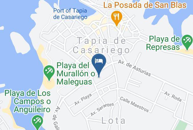 Asturias - Hotel Puente De Los Santos Maps